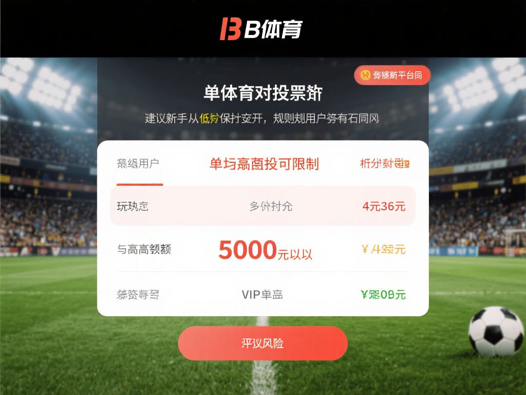 是的，b体育对投注金额有明确规定。不同赛事和玩法的