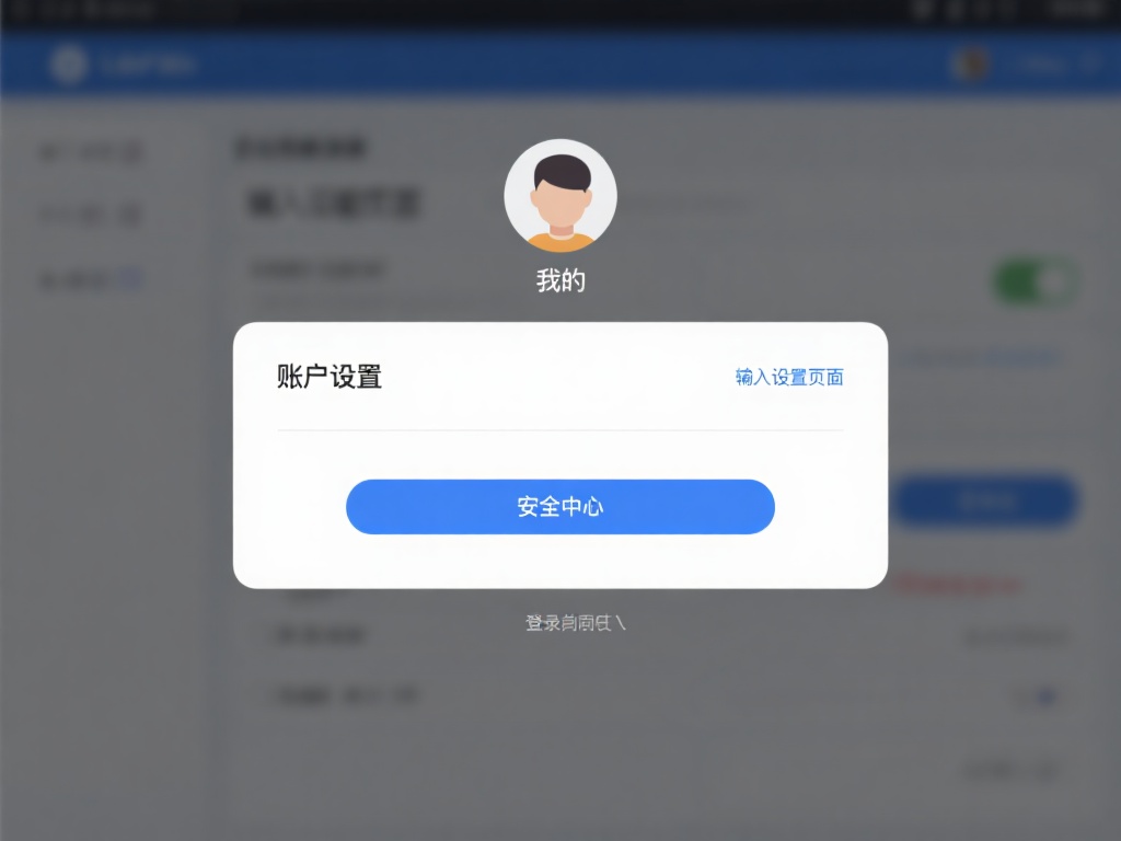 进入设置页面：登录后，点击右上角的个人头像或“我的
